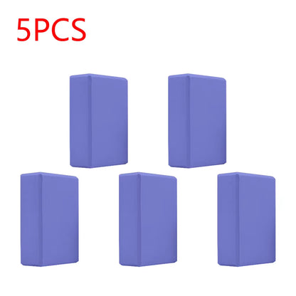 EVA Yoga Block Solid Color Yoga Balance Bricks Moisture-Proof High Density Yoga Blocks Body Shaping Yoga Blocks for Yoga Pilates