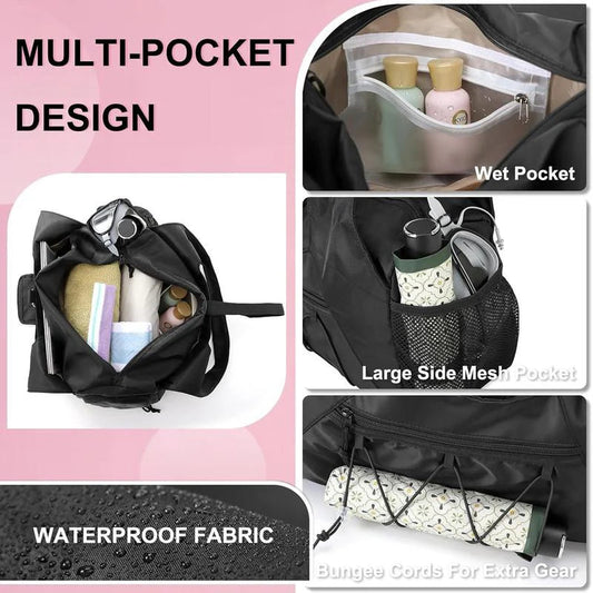 Yoga Mat Bag with Shoe Pocket