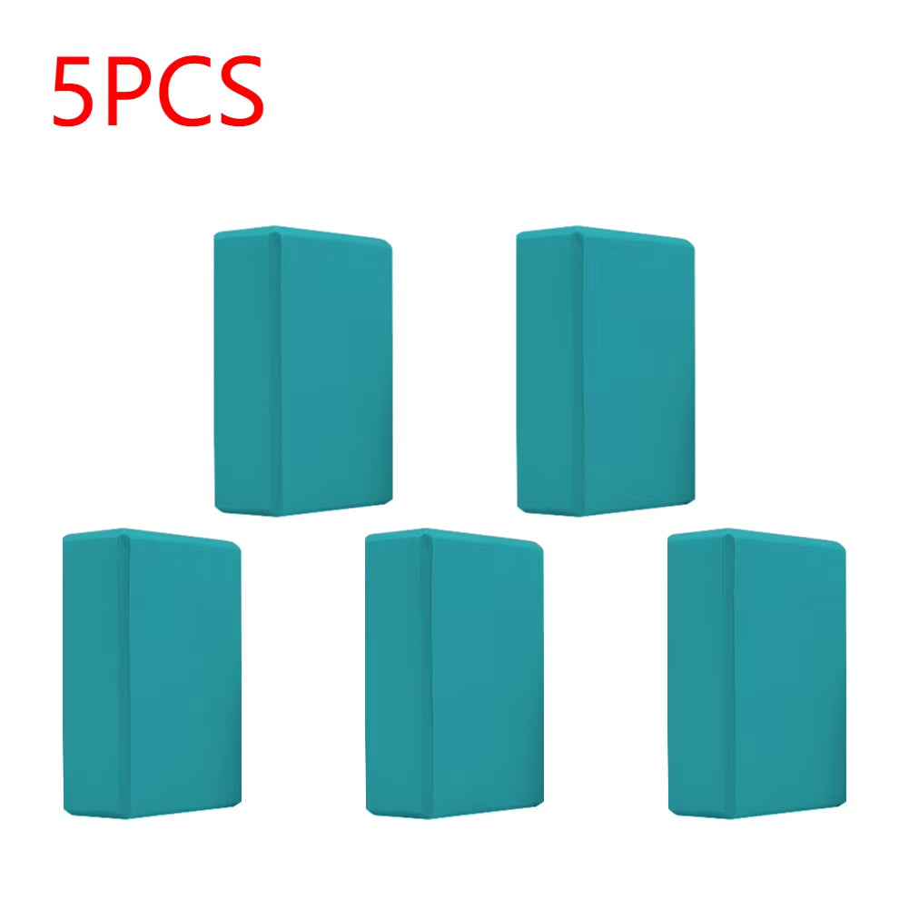 EVA Yoga Block Solid Color Yoga Balance Bricks Moisture-Proof High Density Yoga Blocks Body Shaping Yoga Blocks for Yoga Pilates