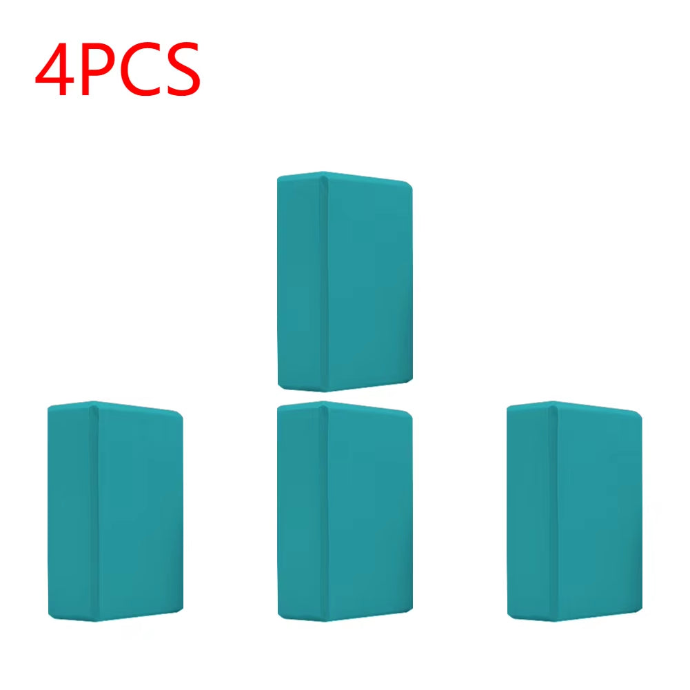 EVA Yoga Block Solid Color Yoga Balance Bricks Moisture-Proof High Density Yoga Blocks Body Shaping Yoga Blocks for Yoga Pilates