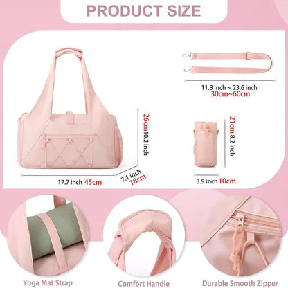 Yoga Mat Bag with Shoe Pocket